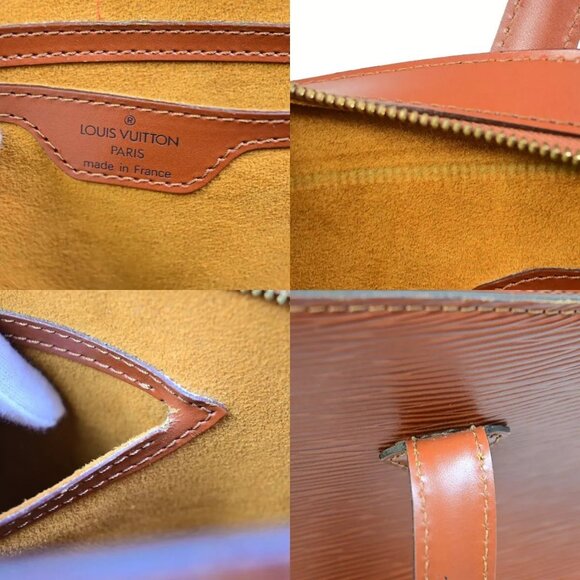 LOUIS VUITTON Logo Saint Jacques Hand Bag Epi Leather BN France - Picture 16 of 16